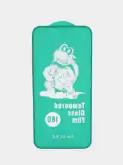 Белый стекло с бортами AirBag iPhone 6/7/8/7+/8+/X/XS/XS Max/11Pro/12mini/12/12Pro/12ProMax