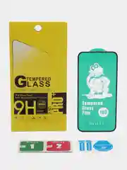 Белый стекло с бортами AirBag iPhone 6/7/8/7+/8+/X/XS/XS Max/11Pro/12mini/12/12Pro/12ProMax