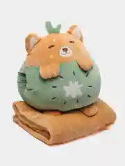 Коричневый мягкая игрушка подушка-муфта