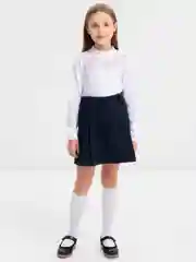 Белый водолазка белая для девочки, школьная