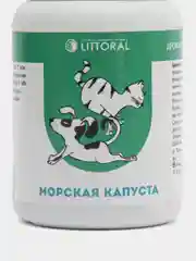 Пивные дрожжи "Блестящая шерсть" для кошек и собак, с морской капустой, 80 таб