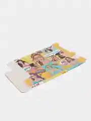 Желтый коробка складная Pop-art комиксы, 16 х 23 х 7,5 см, 3 вида