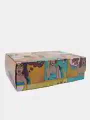 Желтый коробка складная Pop-art комиксы, 16 х 23 х 7,5 см, 3 вида