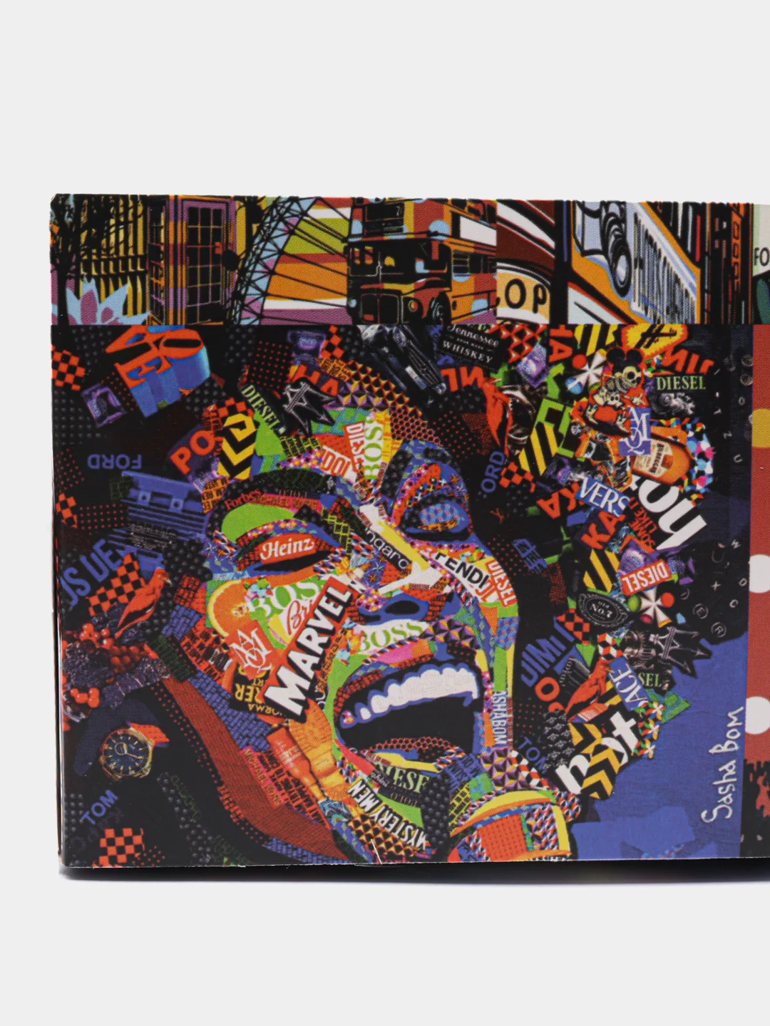 Черный коробка складная Pop-art комиксы, 16 х 23 х 7,5 см, 3 вида