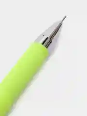 Желтый ручка гелевая 0,5 мм черная, "Улыбайся"