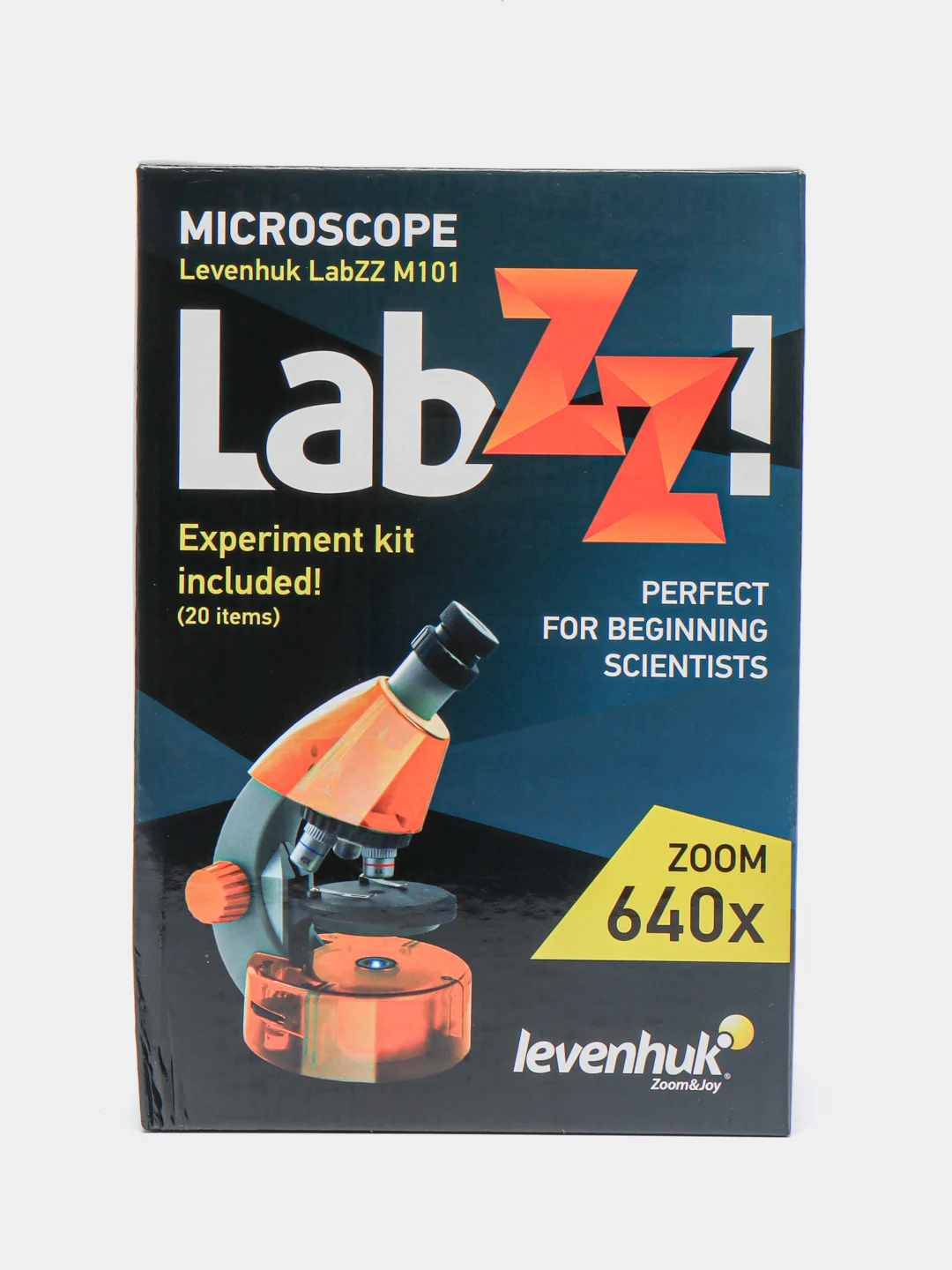 Микроскоп Levenhuk LabZZ M101 AmethystАметист Микроскоп для школьника с набором для опытов
