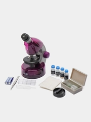 Микроскоп Levenhuk LabZZ M101 AmethystАметист Микроскоп для школьника с набором для опытов