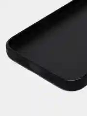 Черный чехол для iPhone 15 Plus силиконовый BROSCORP матовый/ прозрачный, тонкий, c защитой камер