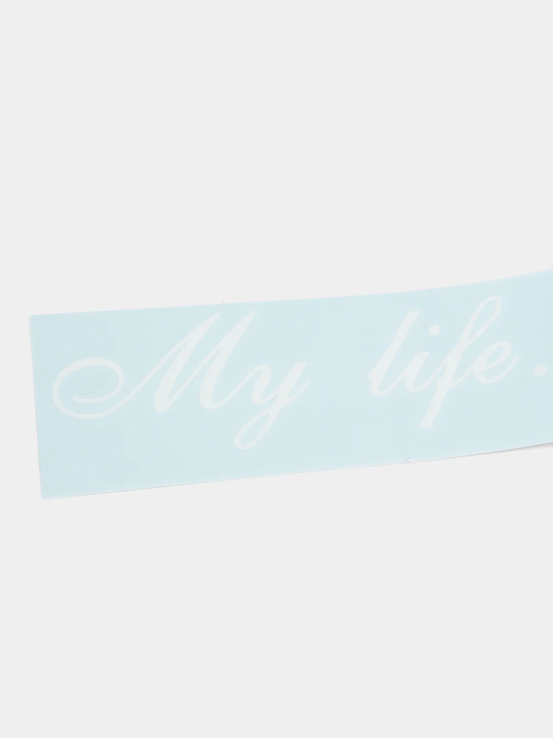 Наклейка на авто "My Life My Rules" 40х5,5см