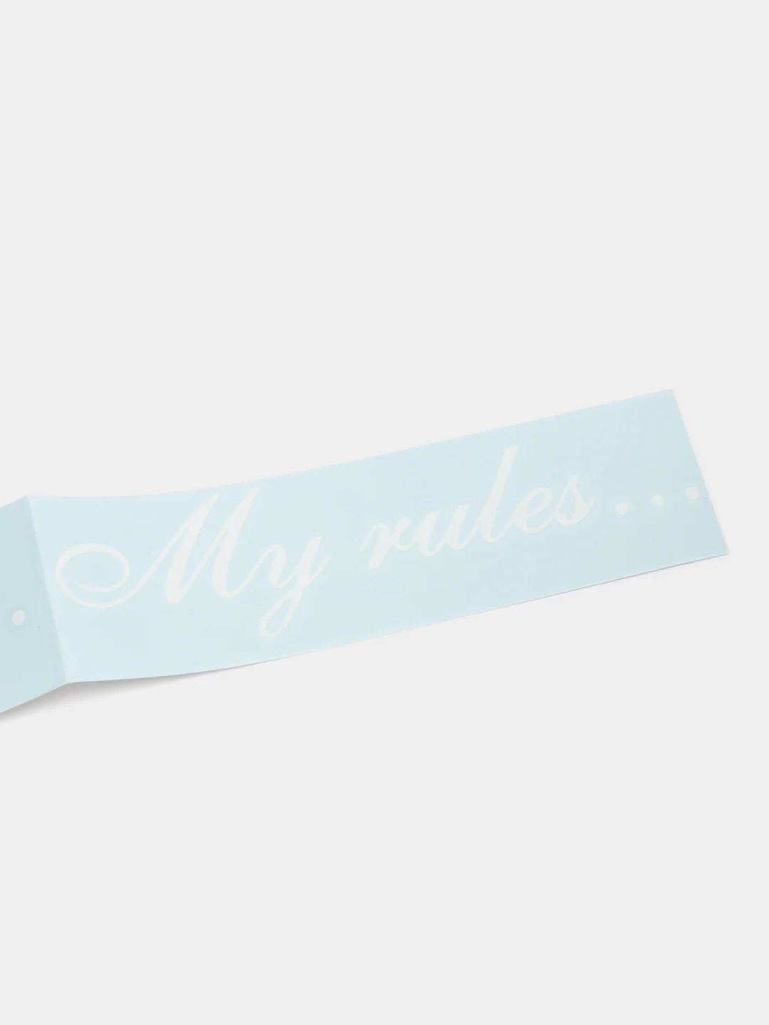 Наклейка на авто "My Life My Rules" 40х5,5см