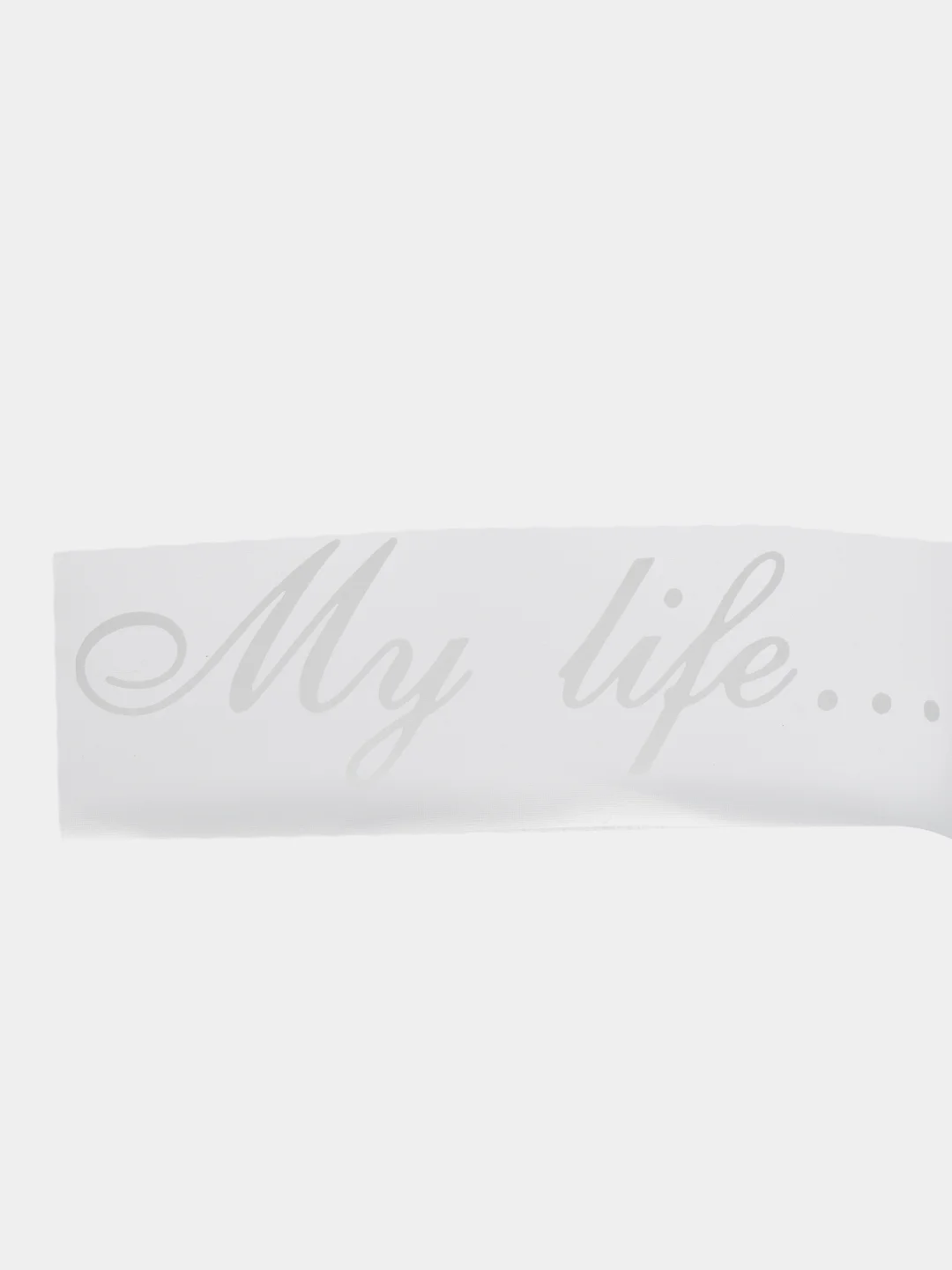 Наклейка на авто "My Life My Rules" 40х5,5см