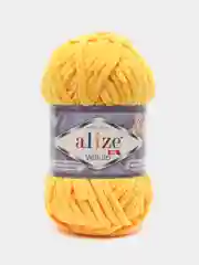 Светло-оранжевый пряжа плюшевая Alize Velluto