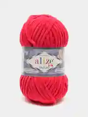 Тёмно-розовый пряжа плюшевая Alize Velluto