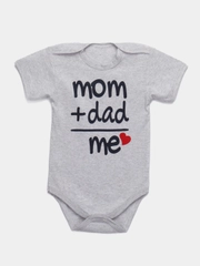 Боди Mom+dad (Мама+Папа) с коротким рукавом