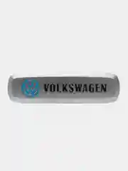 Комплект шильдиков металлических с эмблемой "VOLKSWAGEN" и 4 винтовыми креплениями (Пара)