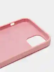 Пудровый чехол Silicone Case для iPhone 14, 14 Plus, 14 Pro, 14 Pro Max, с закрытым низом