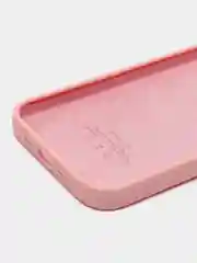 Пудровый чехол Silicone Case для iPhone 14, 14 Plus, 14 Pro, 14 Pro Max, с закрытым низом