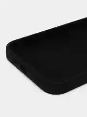 Черный чехол Silicone Case для iPhone 14, 14 Plus, 14 Pro, 14 Pro Max, с закрытым низом