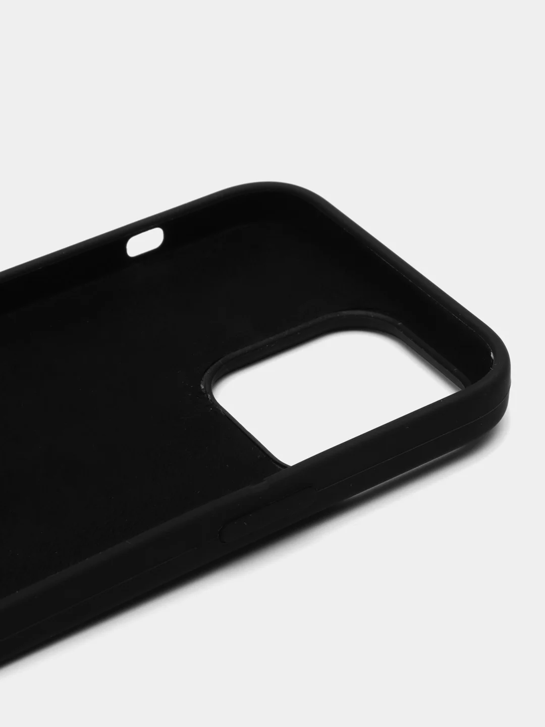 Черный чехол Silicone Case для iPhone 14, 14 Plus, 14 Pro, 14 Pro Max, с закрытым низом