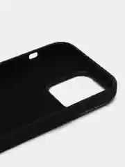 Черный чехол Silicone Case для iPhone 14, 14 Plus, 14 Pro, 14 Pro Max, с закрытым низом