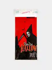 Алый скатерть на Хэллоуин "Halloween", 137 х 183 см, декор на хэллоуин, скатерть для Хэллоуина