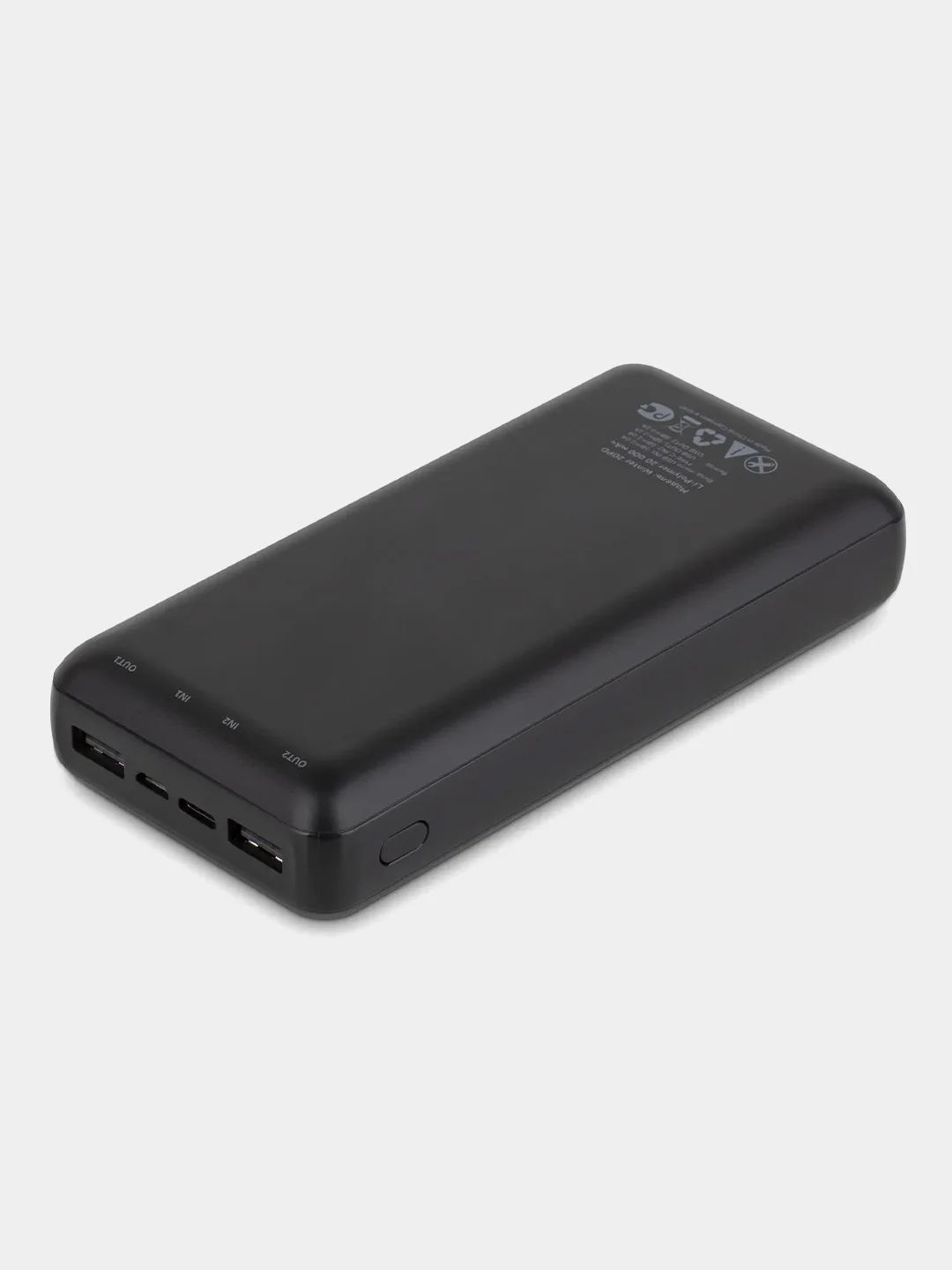 Черный внешний аккумулятор Accesstyle Winter 20PD, 20000 мАч, USB Type-A/Type-C