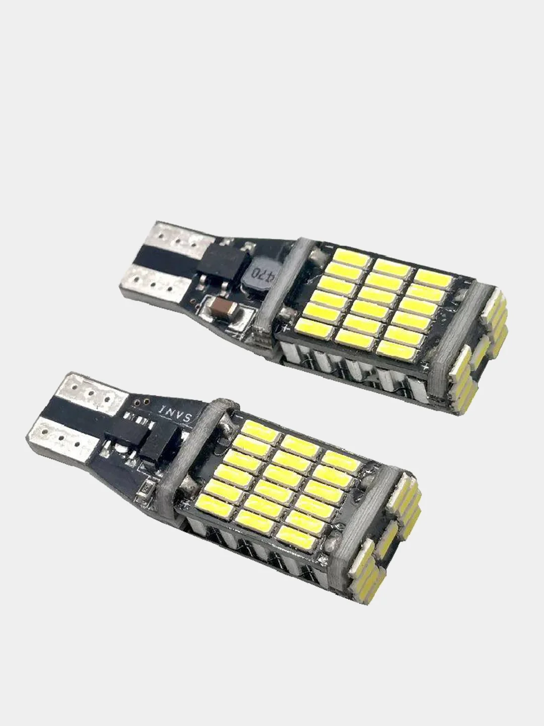 Белый светодиодные LED-лампы W16W T15, CUNBUS 45 smd 1-2 штуки