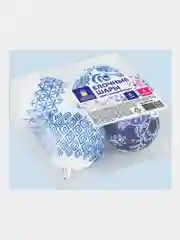 Елочные шары-игрушки, новогоднее украшение, для декора, набор 4 штуки, Золотая Сказка