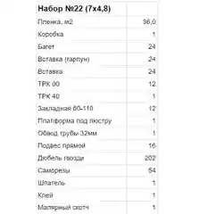 Натяжной потолок своими руками, комплект