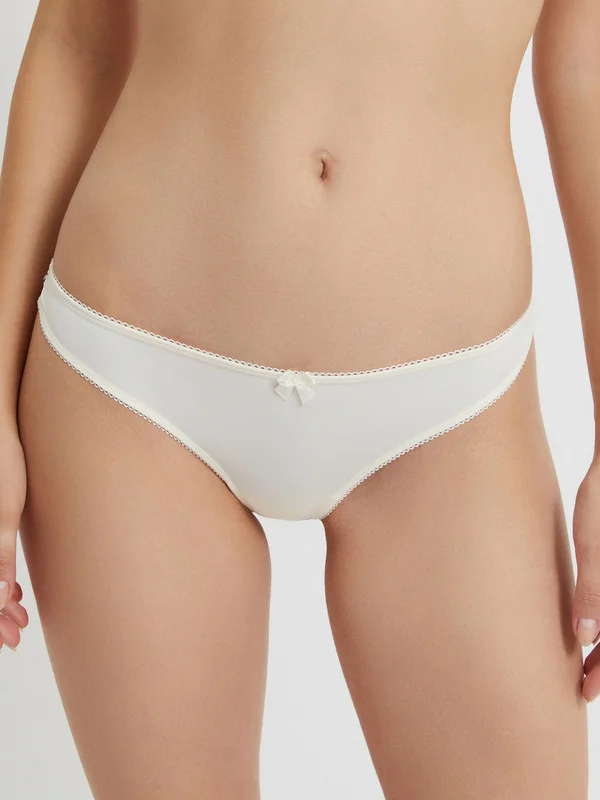 Трусы женские Infinity Lingerie классические, из эластичного полотна с кружевом