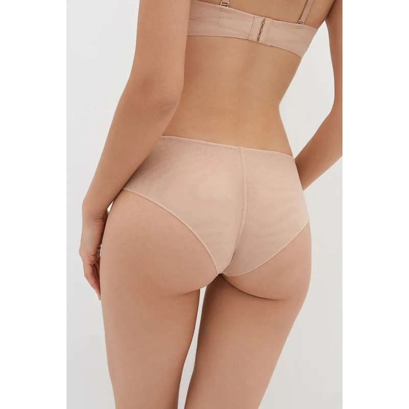Бежевый трусы-боксеры женские Infinity Lingerie из мягкого полотна