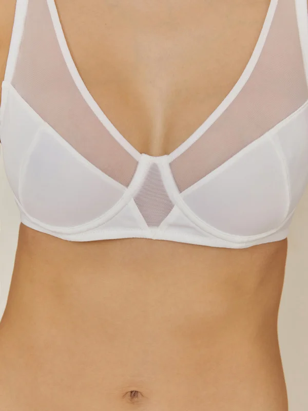 Белый бюстгальтер женский Infinity Lingerie с мягкой чашкой на косточках