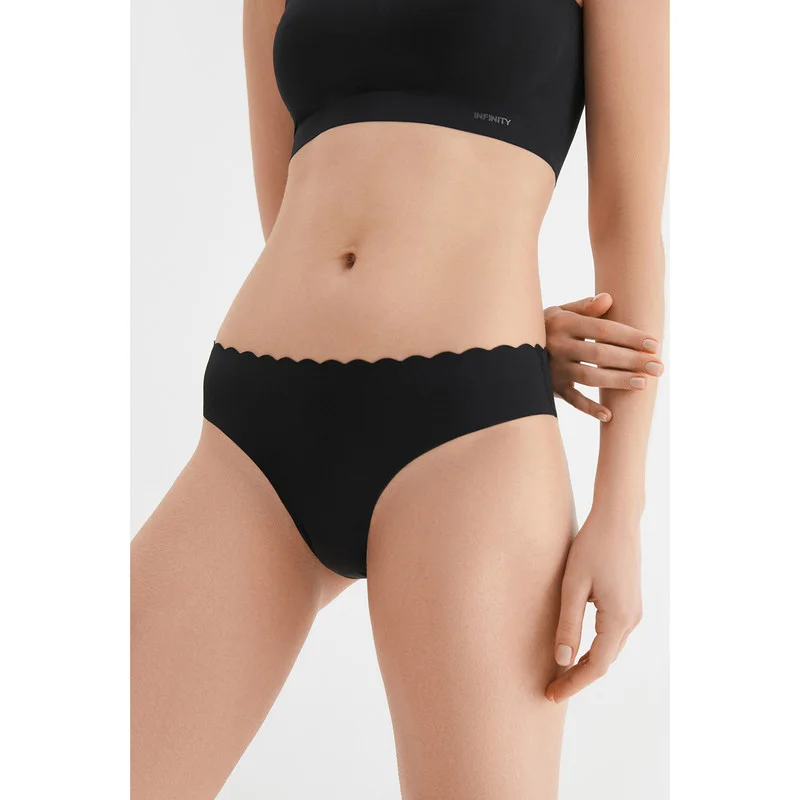 Черный трусы женские Infinity Lingerie бесшовные
