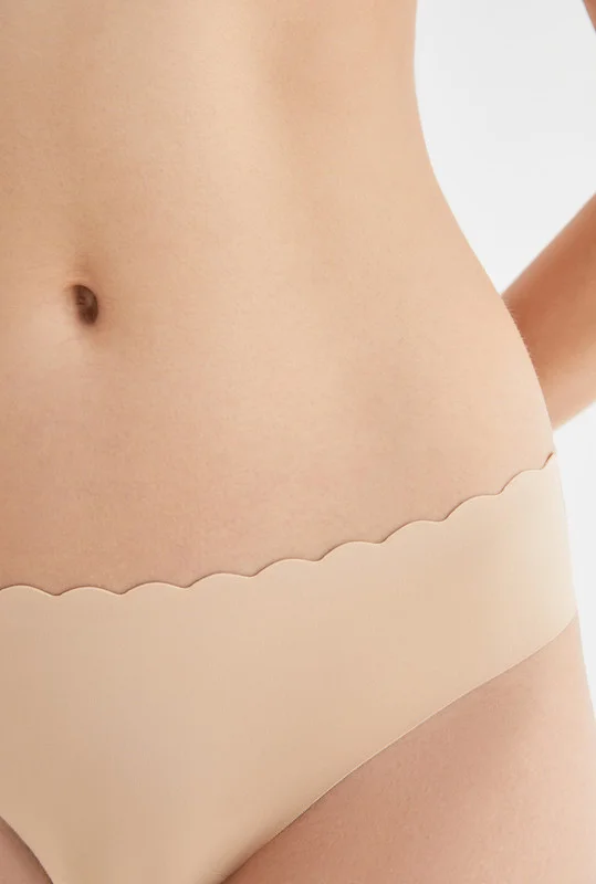 Бежевый трусы женские Infinity Lingerie бесшовные