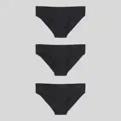 Черный трусы слипы женские Infinity Lingerie хлопковые, 3 шт