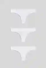 Белый трусы-стринги женские Infinity Lingerie хлопковые, 3 шт