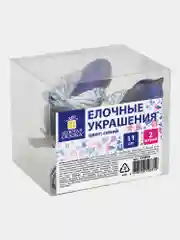 Набор елочных игрушек-украшений для декора "Птичка", 2 штуки Золотая Сказка, 590894