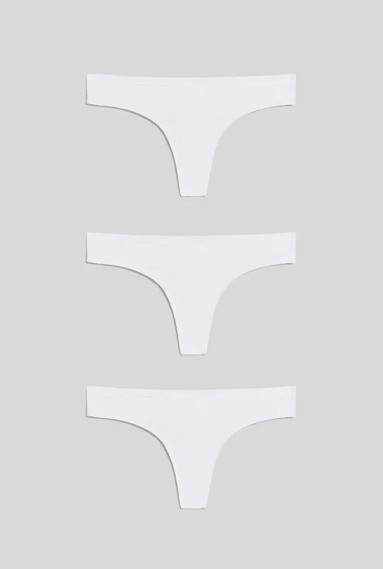 Трусы-стринги женские Infinity Lingerie хлопковые, 3 шт
