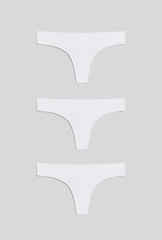 Трусы-стринги женские Infinity Lingerie хлопковые, 3 шт