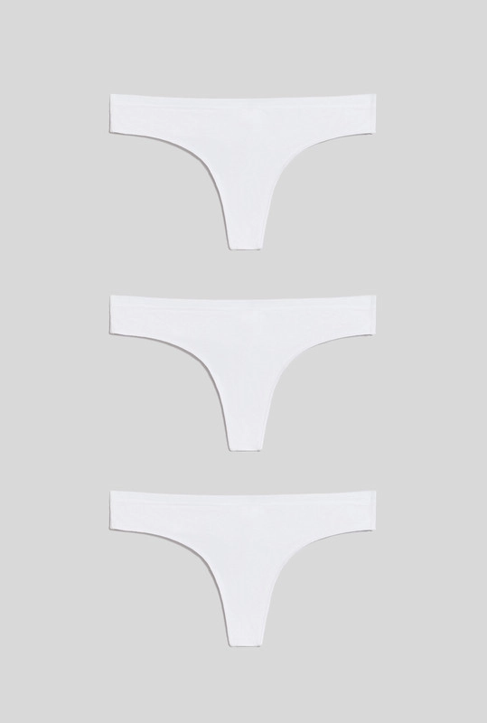 Трусы-стринги женские Infinity Lingerie хлопковые, 3 шт