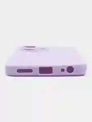 Сиреневый чехол BROSCORP для Infinix Hot 30 Play, матовый, силиконовый, тонкий, бортик вокруг камер
