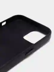 Черный чехол MagSafe для Apple iPhone 14 кожаный BROSCORP из натуральной кожи с защитой камер