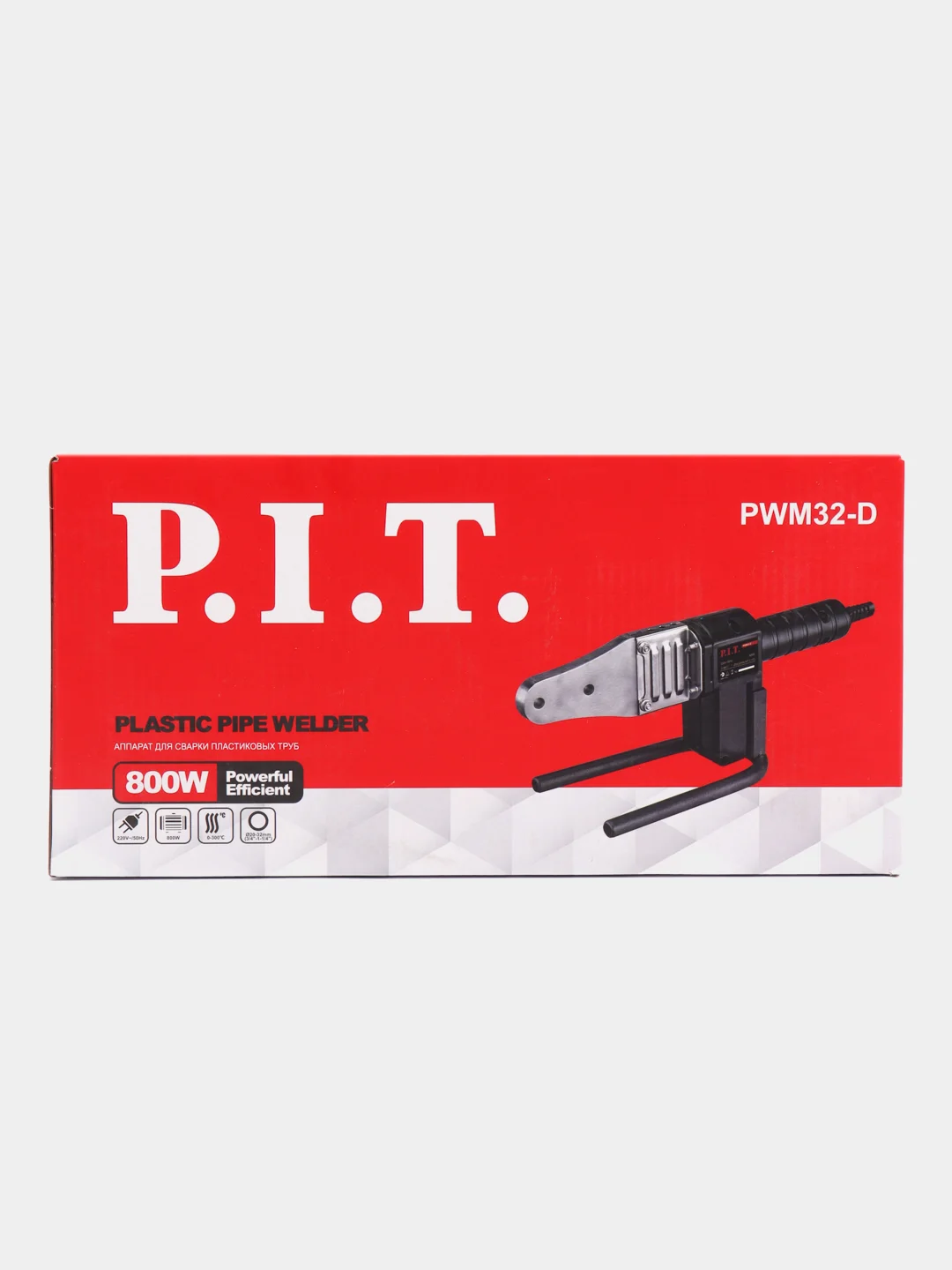 Аппарат для полипропиленовых труб PIT PWM32-D паяльник труб ПВХ, утюг