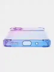 Фиолетовый противоударный чехол для Xiaomi Poco M5 силиконовый Broscorp, с усиленными углами