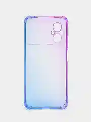 Фиолетовый противоударный чехол для Xiaomi Poco M5 силиконовый Broscorp, с усиленными углами