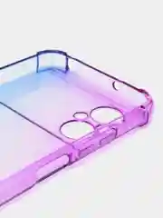 Фиолетовый противоударный чехол для Xiaomi Poco M5 силиконовый Broscorp, с усиленными углами
