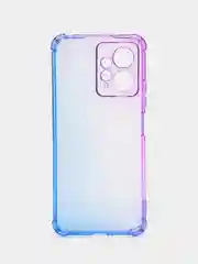 Фиолетовый противоударный чехол для Xiaomi Redmi Note 12 4G силиконовый BROSCORP, с усиленными углами