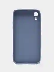 Небесно-голубой чехол силиконовый для iPhone 7 / 8 / 11 / 12 / 13 / 14 / Plus / Pro Max, со стеклянной панелью
