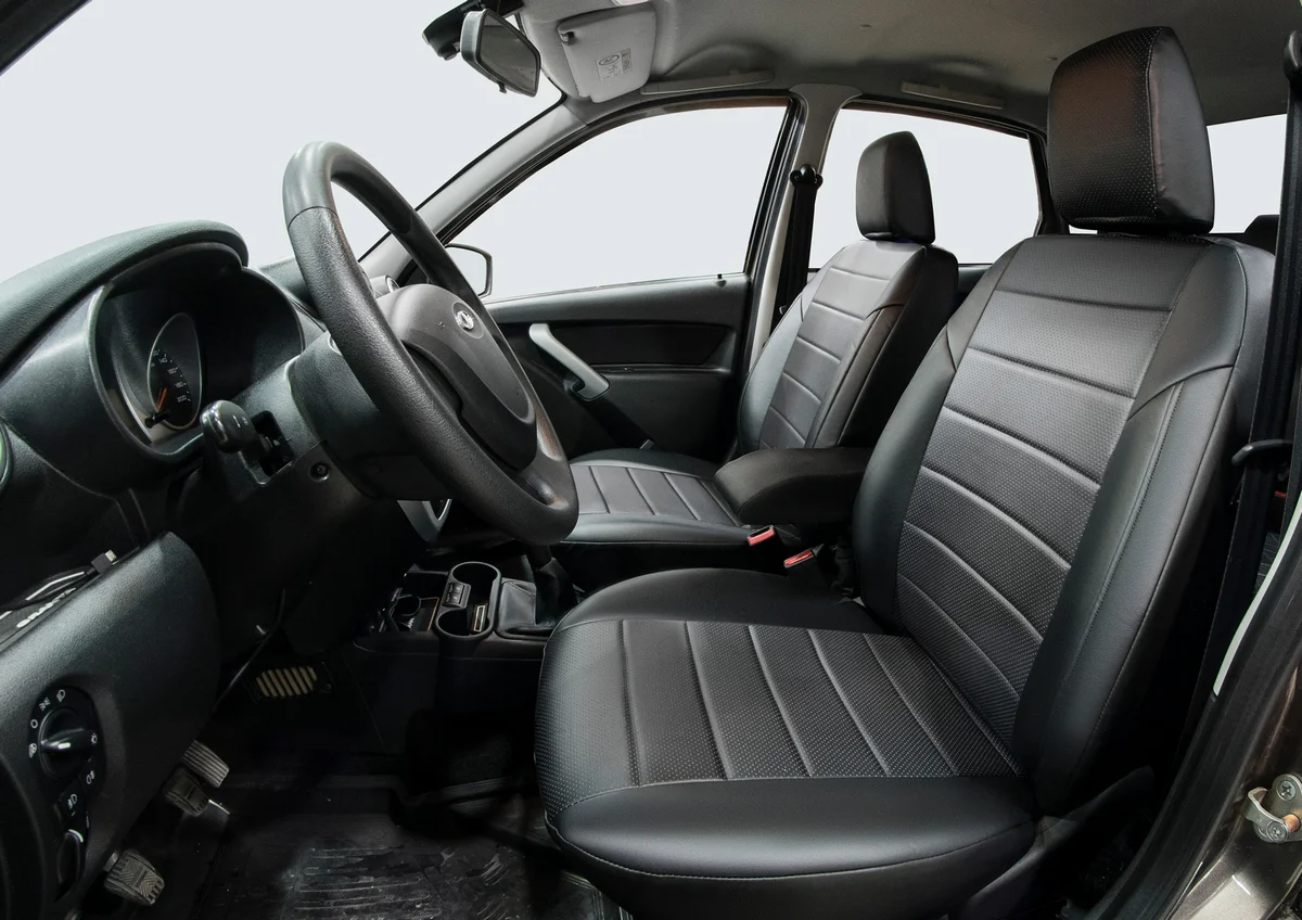 Авточехлы Rival Строчка (спинка 40/60) Lada Granta SD,LB/Kalina Cross SW, SC.6001.1