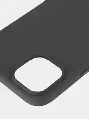 Черный чехол для iPhone 15 Plus, 15+ силиконовый ROSCO матовый тонкий c бортиком- защитой камер